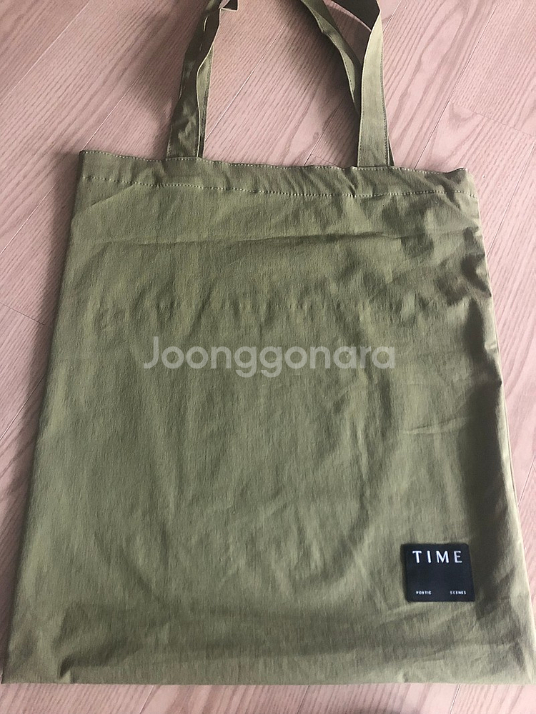 한섬 타임 메탈 볼 드로우스트링백+에코백--3