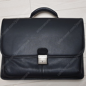 Samsonite 쌤소나이트 가죽 서류가방 ( Classic Leather Flapover Briefcase, Black)