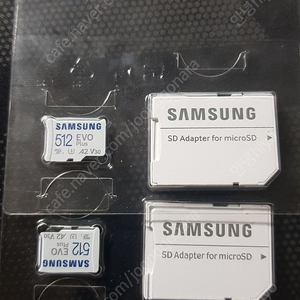 삼성 micro sd evo plus 512gb 2개팝니다.