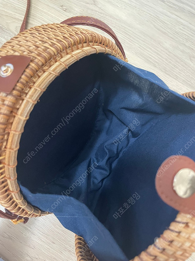 [새상품]바캉스 탬버린 라탄 가방--1