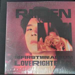 레이든(Raiden)- 미니앨번 1집 Love Right Back(밀봉) 판매합니다.