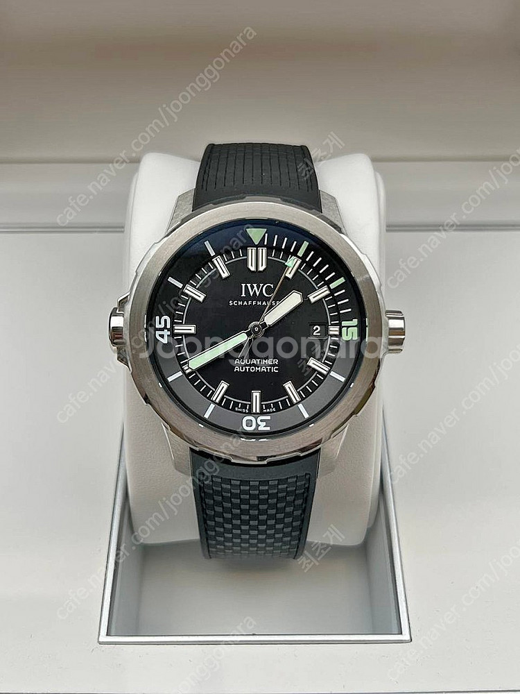 IWC 아쿠아타이머 42mm 블랙바--0