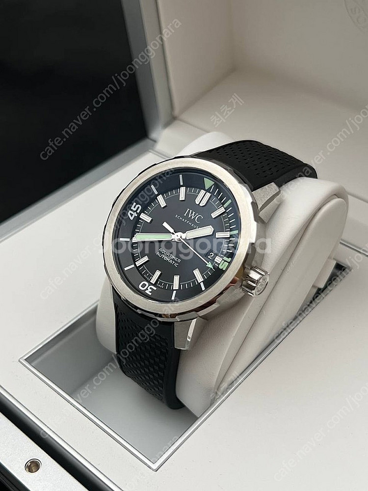 IWC 아쿠아타이머 42mm 블랙바--1