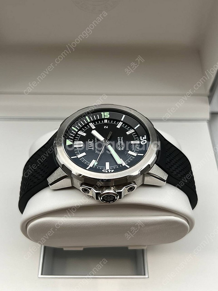 IWC 아쿠아타이머 42mm 블랙바--2