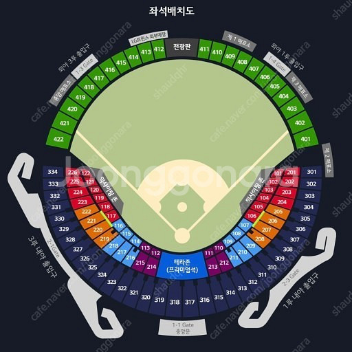 6월18일 LG대두산307블록2연석 판매합니다--0