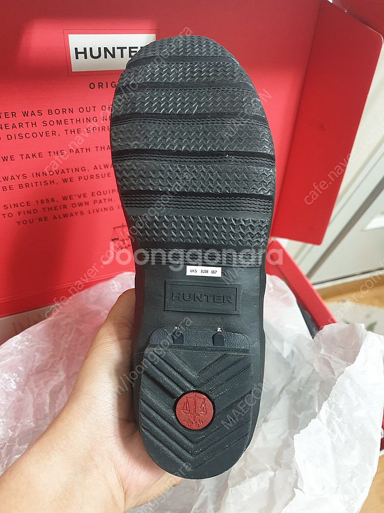 헌터 레인부츠 wft1000rma, womens org...--4