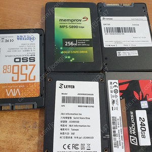 Ssd 240g 5개일괄팝니다