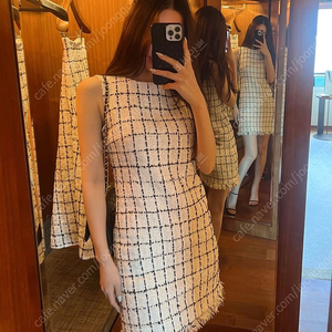 Black&Beige tweed mini dress 더로랑 트위드 미니 드레스 / 트위드 원피스 새상품