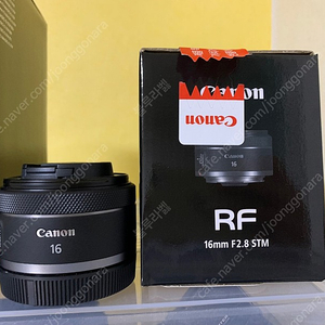 캐논 rf 16mm F2.8 stm 1회 마운트