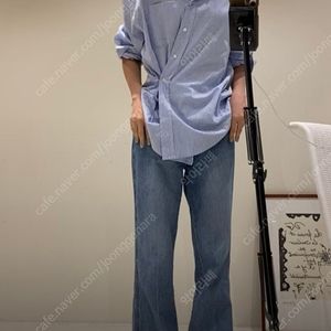 유메르 보이프렌드 셔츠 블루