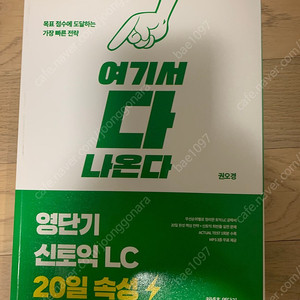 영단기 신토익 LC 20일 속성