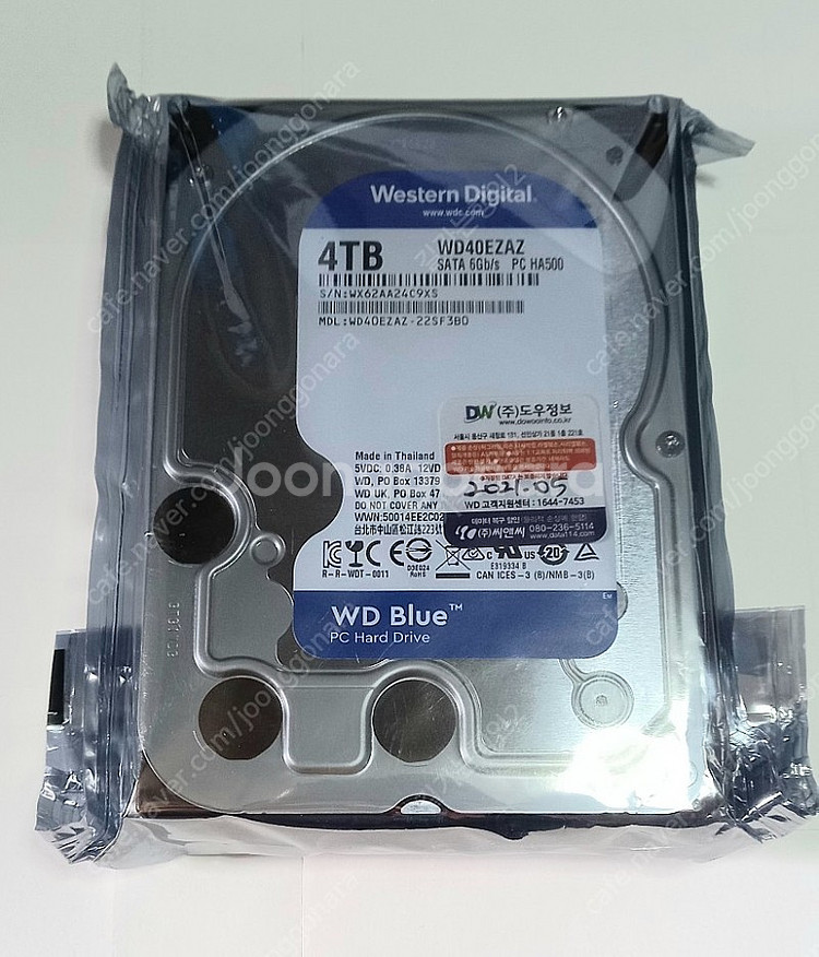 [미개봉 신품] WD4TB HDD | CPU/메인보드 | 중고나라