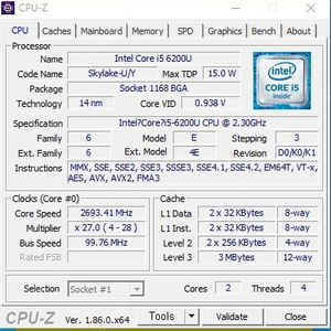 hp 프로북 450 g3 i5-6200u cpu 노트북