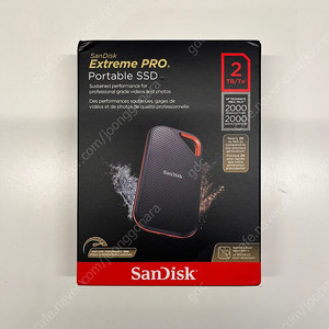 샌디스크 익스트림 프로 E81 2TB 판매 / Extreme Pro Portable SSD E81