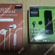 소니 sony sbh52 스마트 블루투스 헤드셋 이어폰 / 녹스 nocs ns400 titanium 티타늄 애플 이어폰 미개봉 새상품