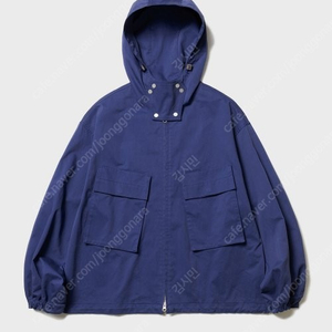 셔터(SHIRTER) BREAD-BAG POCKET PARKA (BLUE) S사이즈 팝니다