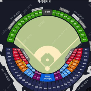 6월 24일 잠실야구장 LG vs 롯데 3루 218 블루 통로 4연석