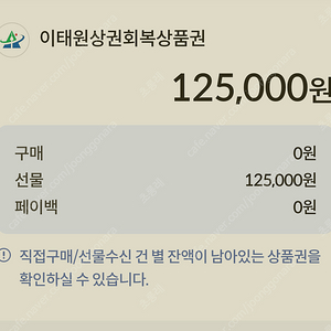 이태원상권회복상품권으로 중랑 구합니다