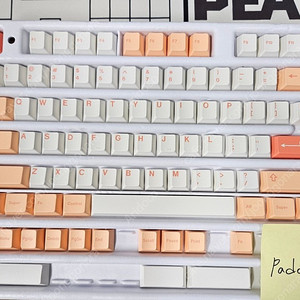 gmk peach n lite base 키캡 판매합니다