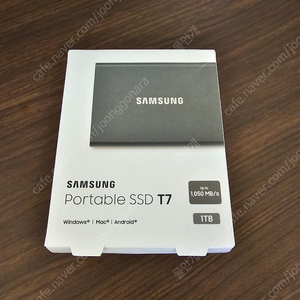 삼성 ssd 1tb T7 팔아요.