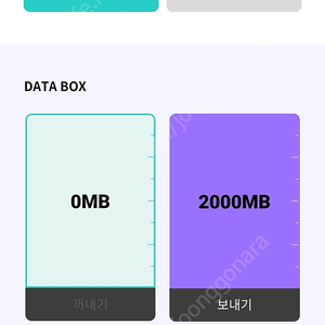 KT 데이터 2기가