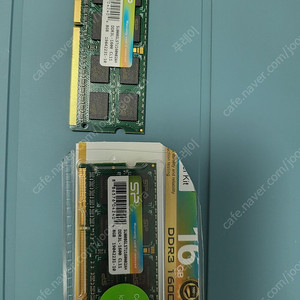 실리콘파워 SP DDR3L 1600 8기가 두개팝니다. (노트북/NAS용)