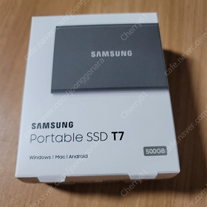 삼성 ssd t7 500기가