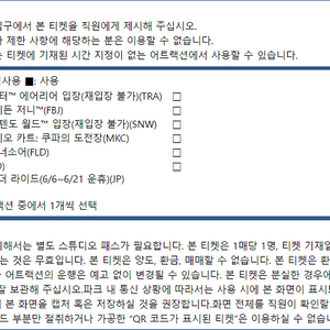 유니버셜 스튜디오 재팬 익스프레스4 7월 2일자 더 플라잉 다이노 소어 1장 팝니다