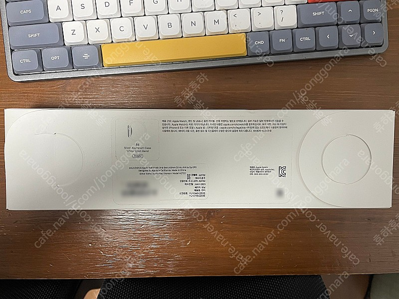 애플워치 se 2세대 (se2) 실버 40mm gps 단순개봉 (미사용)--3