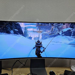 삼성 오디세이 OLED G8 S34BG850 86cm 커브드 게이밍모니터 팝니다.