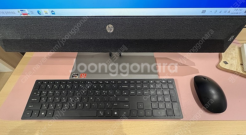 HP 27인치 고성능 올인원 PC 판매 합니다. (윈도...--2