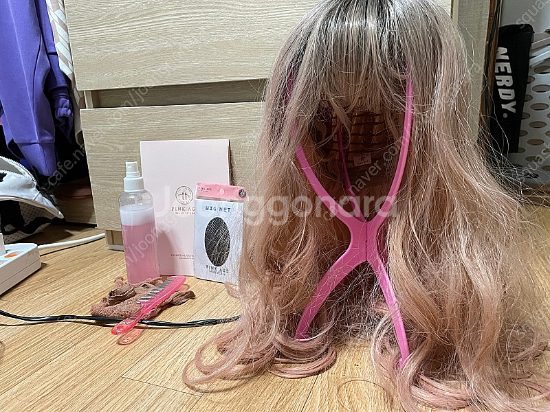 핑크에이지 그레이스 펌 크리스티나 선셋 통가발 판매합니...--1