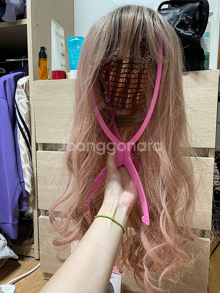 핑크에이지 그레이스 펌 크리스티나 선셋 통가발 판매합니...--2