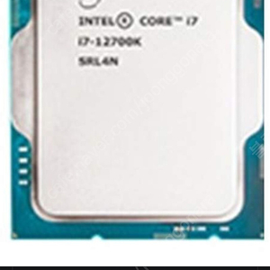 I7-12700k 정품 중고팔아요