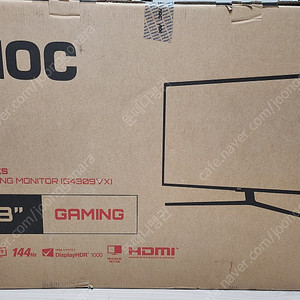 알파스캔 AOC G4309 UHD 퀀텀닷 144 모니터 판매합니다.