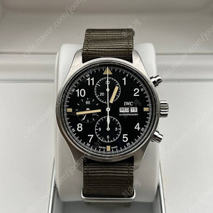 IWC 파일럿 크로노 43mm IW377724 검판