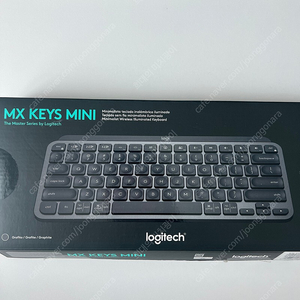 로지텍 키보드 mxkeys mini 그레파이트 판매합니다.