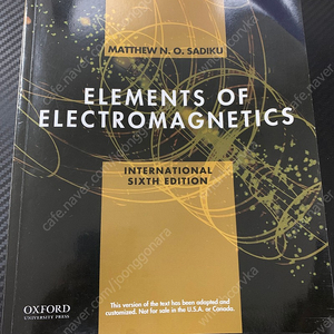 elements of electromagnetics sixth edition