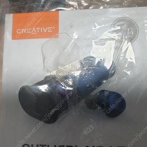 블루투스 이어폰 creative outlier air v2(미개봉)