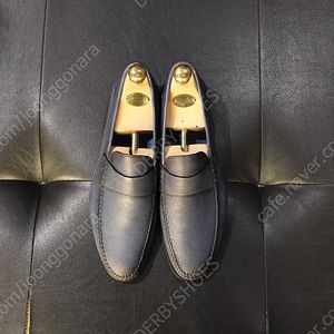 Santoni/산토니/로퍼/그레인레더/블루/UK9/275 - 18.6