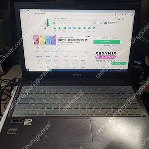 한성노트북 P54 i5노트북 택포17만 (i5 4200m, SSD128G+sata320G, DDR3 8G, GT740M, 배터리X)