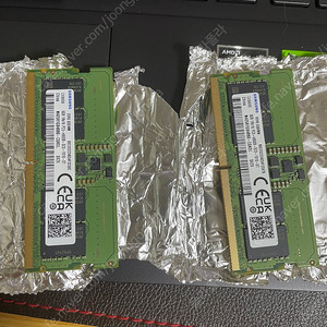 노트북용 램 DDR5-4800 16g(8x2)