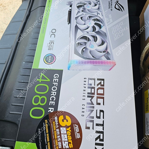 [미개봉 169만] 그래픽카드 RTX 4080 ROG STRIX GAMING O16G OC D6X 16GB WHITE