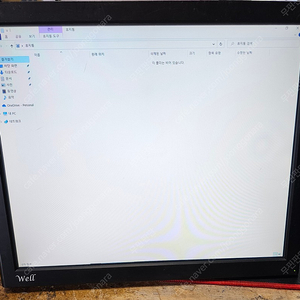 화면 터치 모니터 15인치 WELL 150C 팝니다