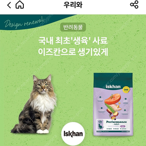 (고양이사료)이즈칸 캣퍼포먼스 6.5kg 상품