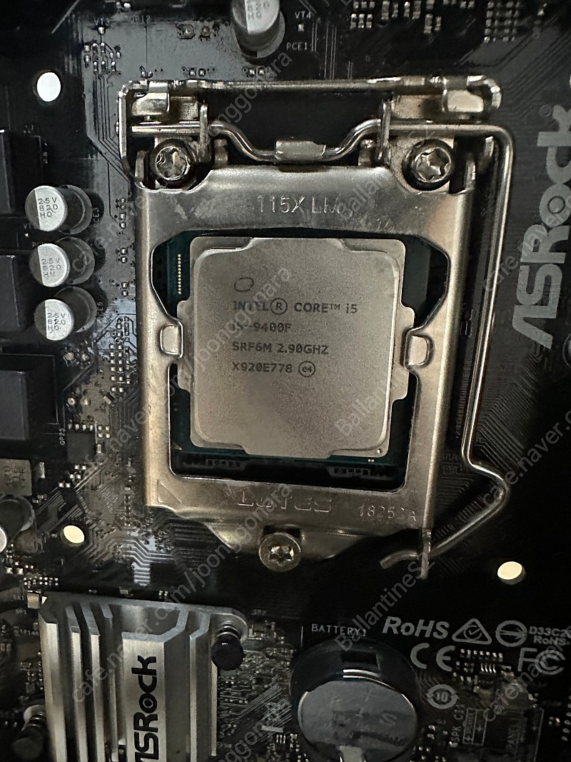 i5-9400F 9만에 판매합니다 | CPU/메인보드 | 중고나라