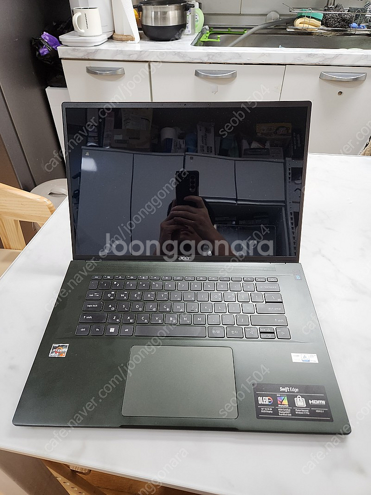 에이서 스위프트엣지 6850u 16gb 1TB 풀박--0