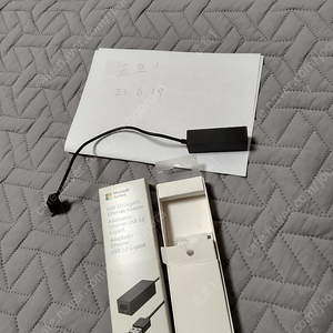 MS surface USB 3.0 기가비트 이더넷 어댑터 택포 1.3에 팝니다