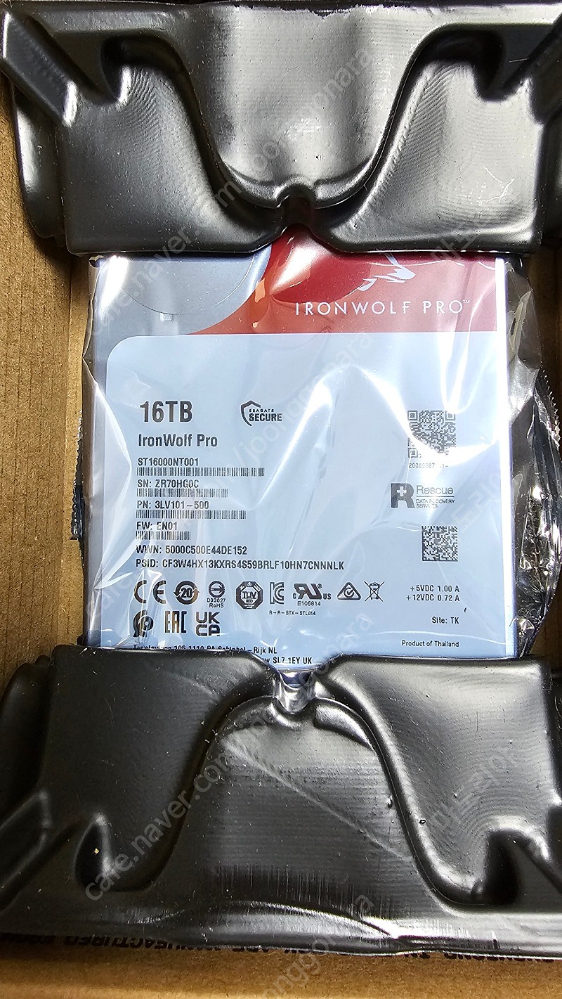 시게이트 아이언울프 프로 16TB ST16000NT00... | HDD/SSD/ODD | 중고나라
