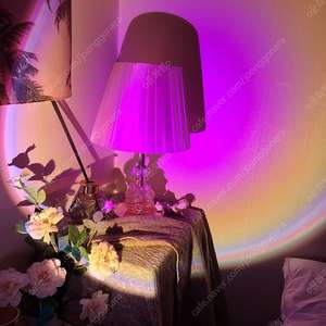 아모레몰 선셋 무드등 조명 램프 미개봉 세제품 sunset lamp